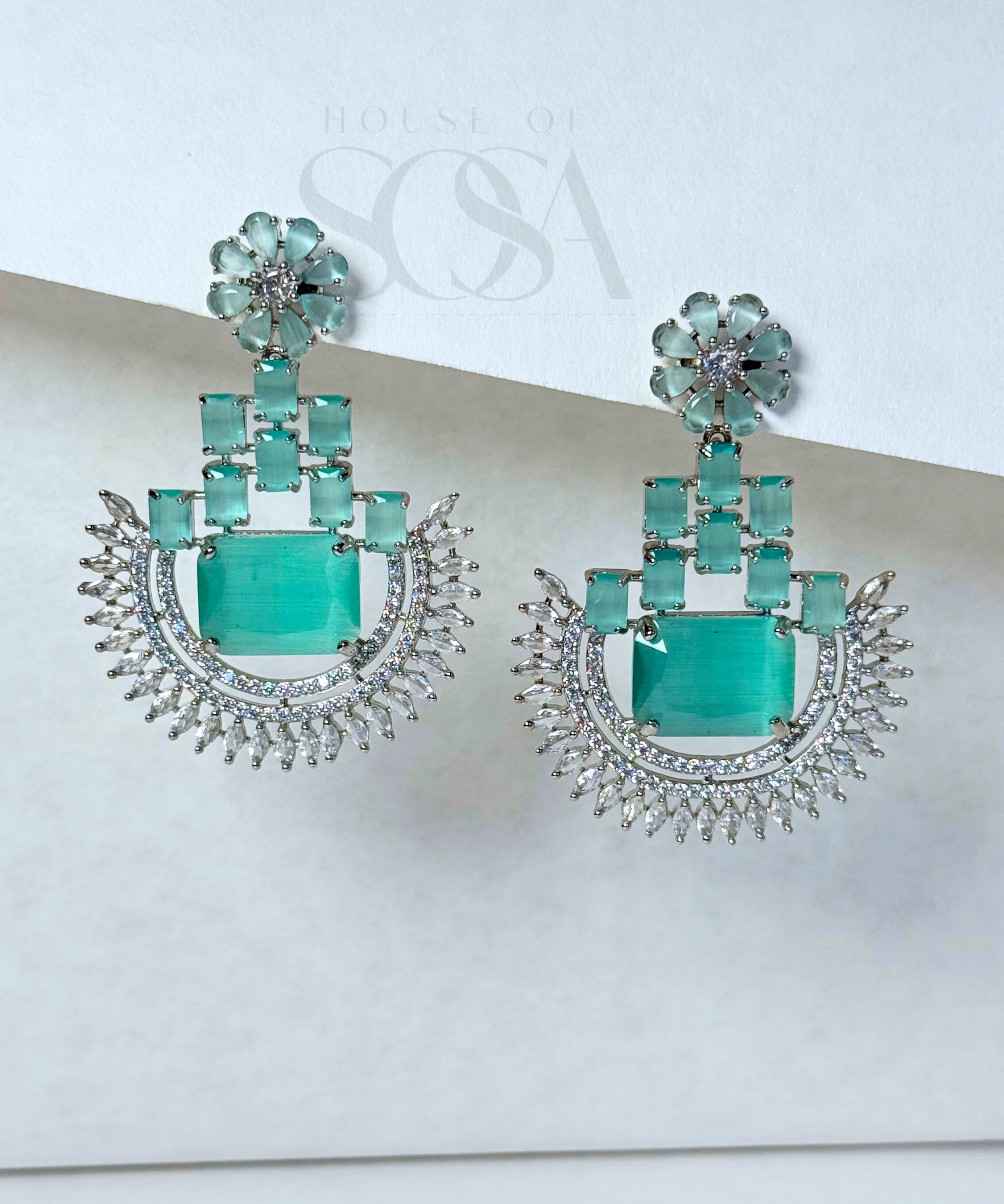 Tiara Earrings – Aurelia Collection