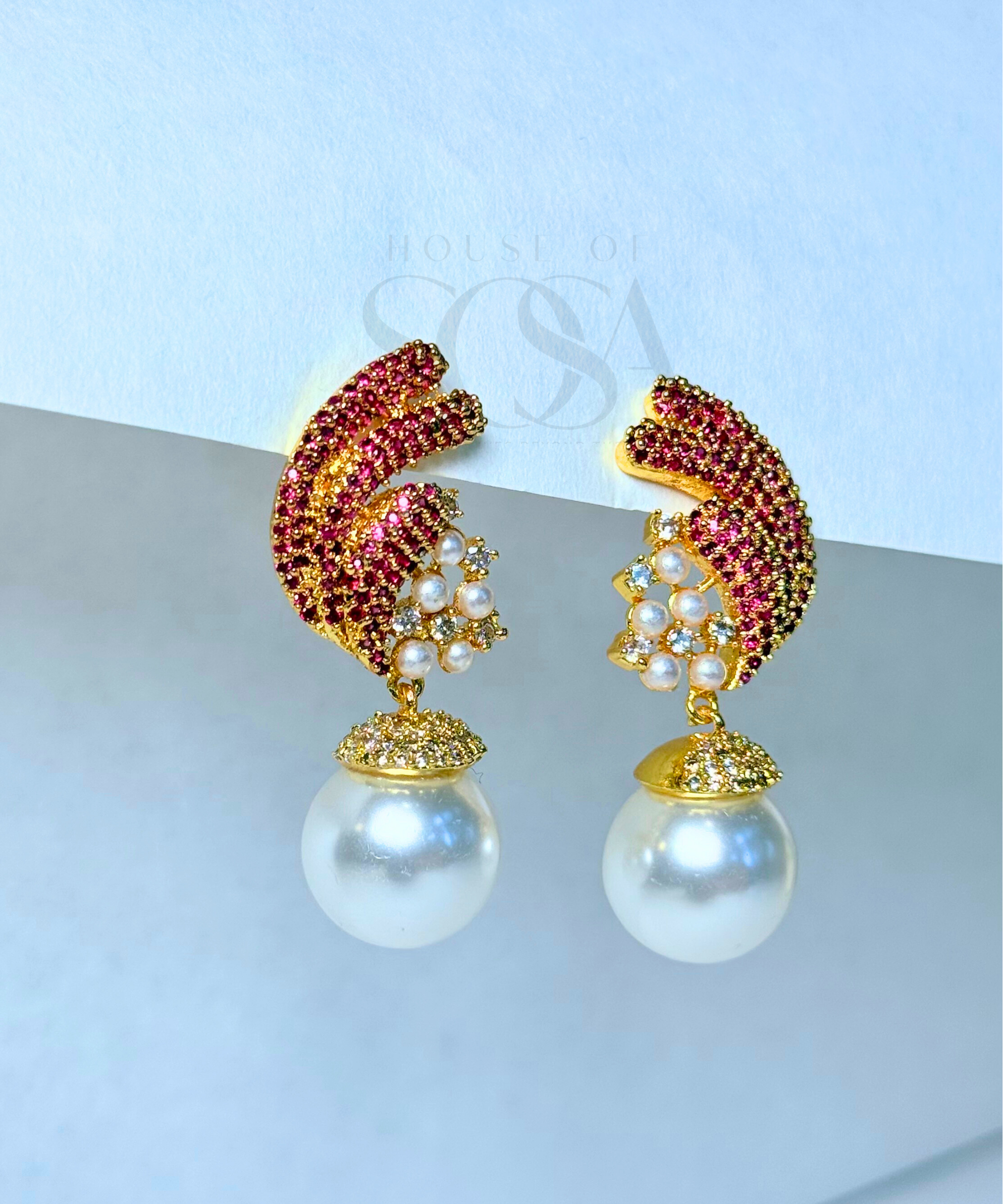 Fleur Earrings – Aurelia Collection