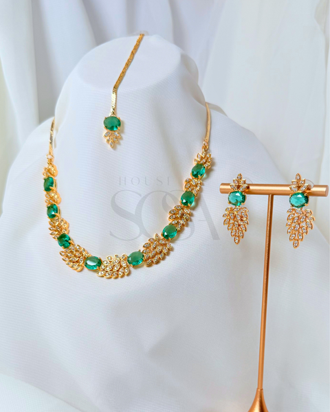 Zaria Set Gold – Aurelia Collection