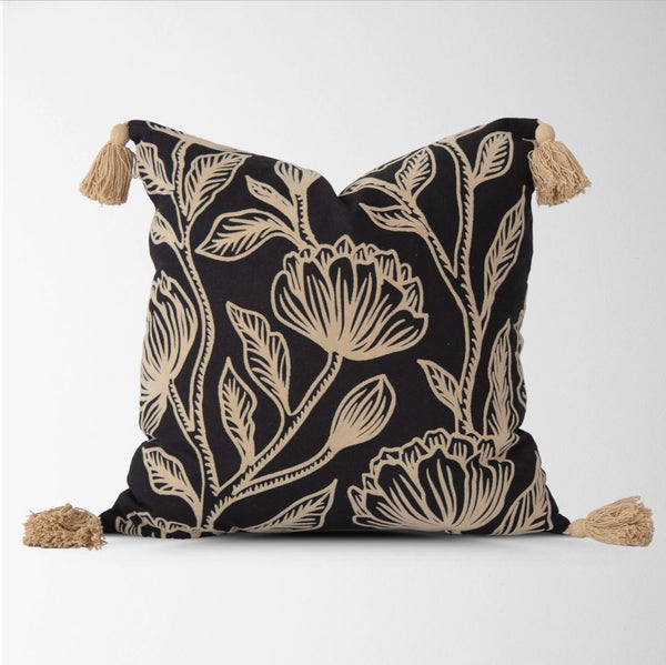 Floral throw pillow cover 20x20