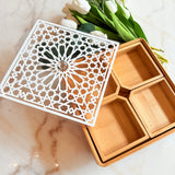 ZAIB - The Luxe Treat Tray – Elegant Nut & Date Box. 