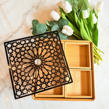 ZAIB - The Luxe Treat Tray – Elegant Nut & Date Box. 