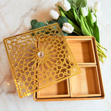ZAIB - The Luxe Treat Tray – Elegant Nut & Date Box. 