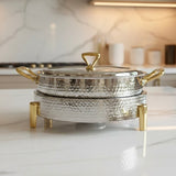 The Heirloom Server - Dual-Tone Chafing Dish