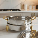 The Heirloom Server - Dual-Tone Chafing Dish