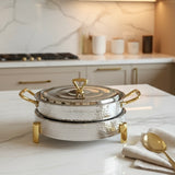 The Heirloom Server - Dual-Tone Chafing Dish