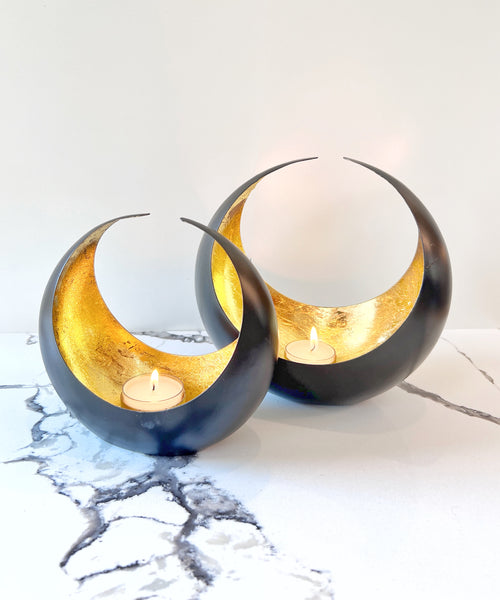 Moon Candle holder (Set of 2)