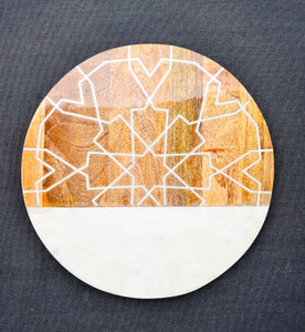 a Zaib (Wooden circular Tray/board)