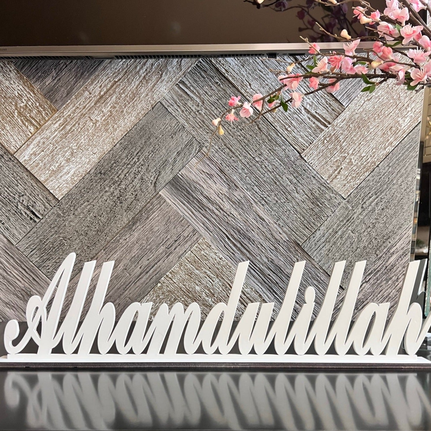 Alhamdulillah self standing sign