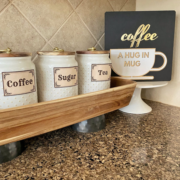Custom Coffee  sign