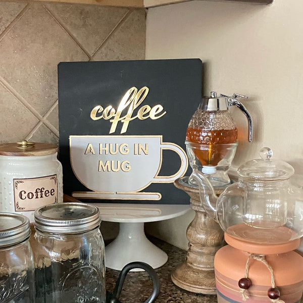 Custom Coffee  sign