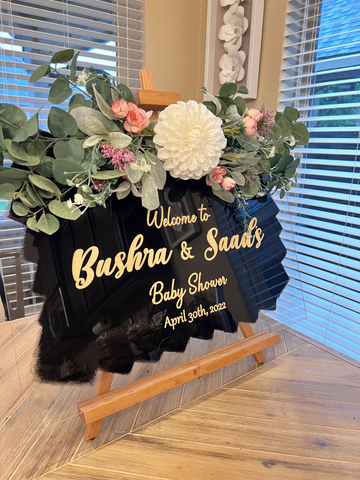 Event Sign, Acrylic