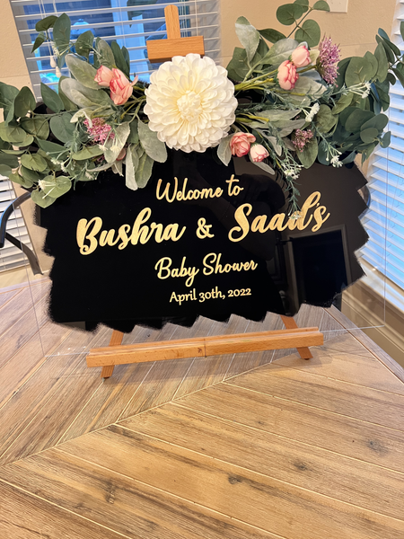 Event Sign, Acrylic