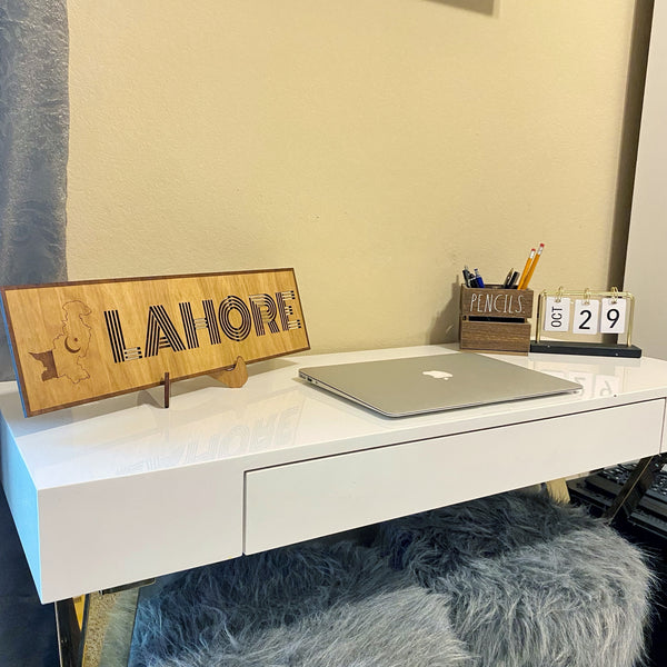 Personalized City Name Wood Sign