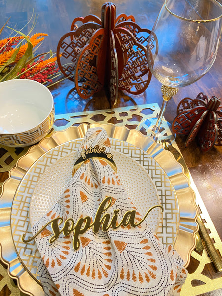 Personalized Dinner Plate sign (One plate sign)