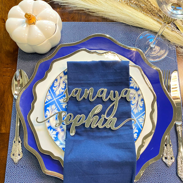 Personalized Dinner Plate sign (One plate sign)