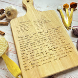 Custom Engraved Recipe Board