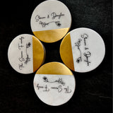 Personalized name coaster (set of 4)