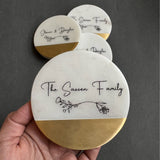 Personalized name coaster (set of 4)